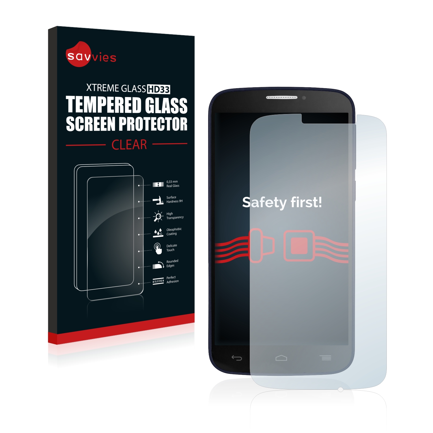 Tvrzené sklo Savvies Xtreme Glass HD33 pro Alcatel One Touch Pop C7 7040F