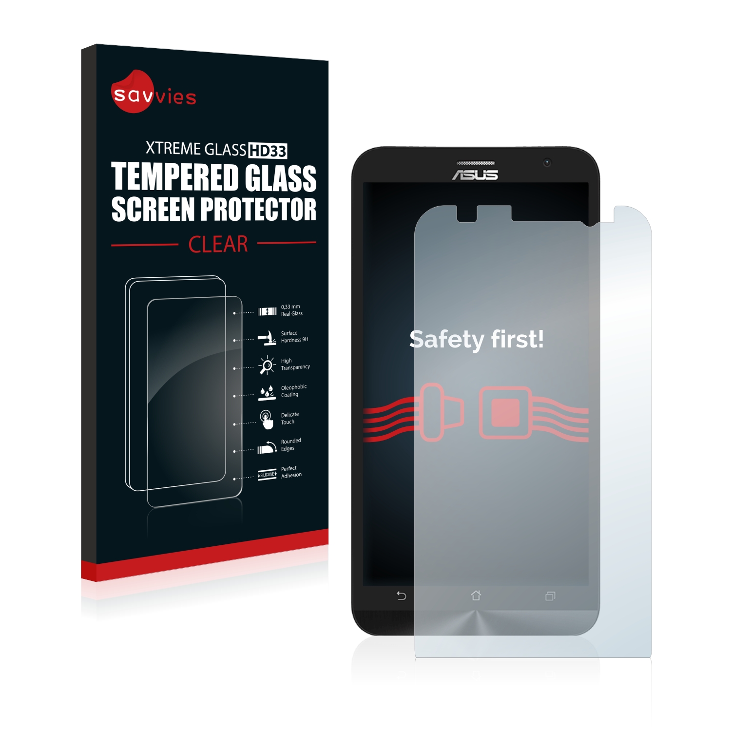 Tvrzené sklo Savvies Xtreme Glass HD33 pro Asus ZenFone 2 ZE551ML
