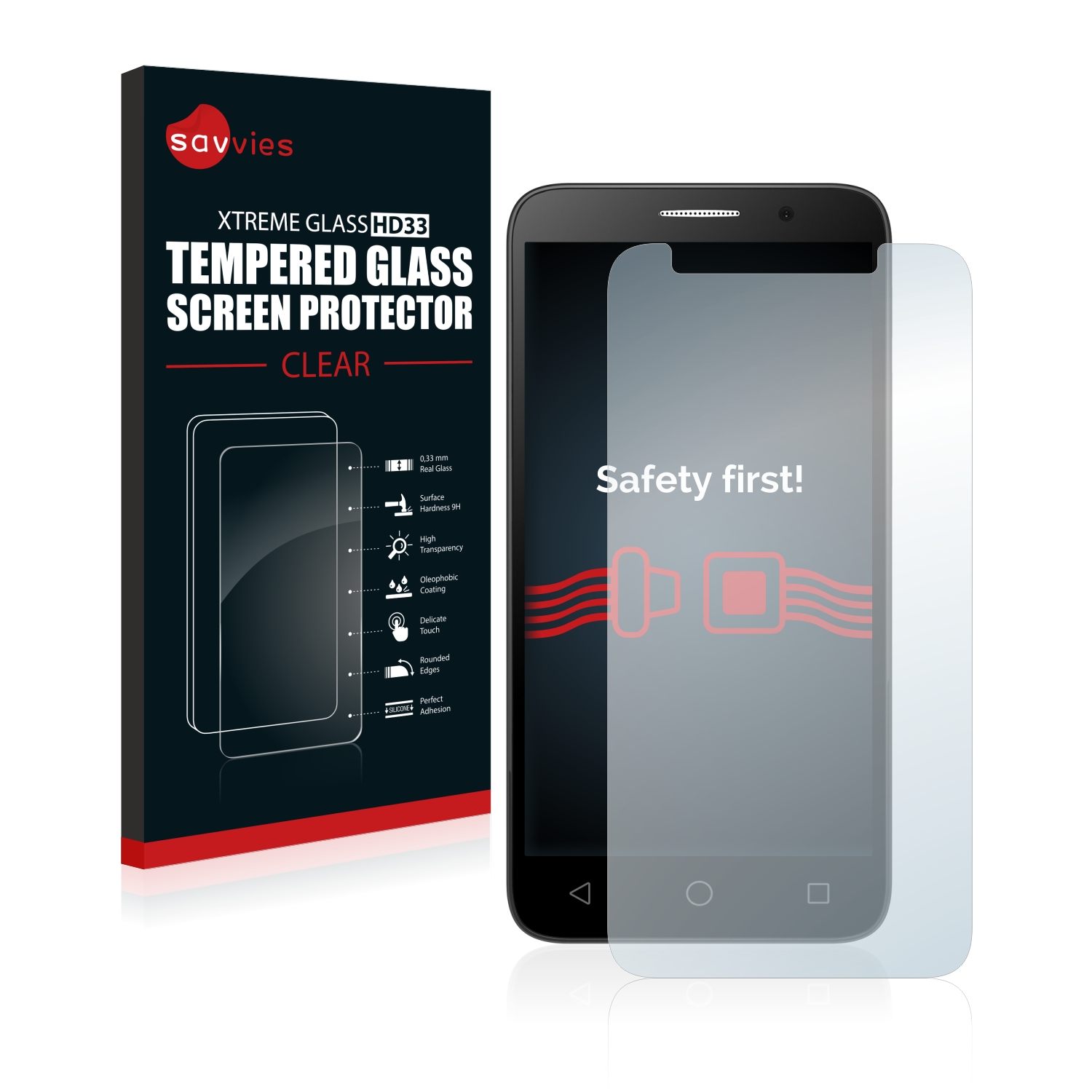 Tvrzené sklo Savvies Xtreme Glass HD33 pro Alcatel One Touch Pop 3 (5)
