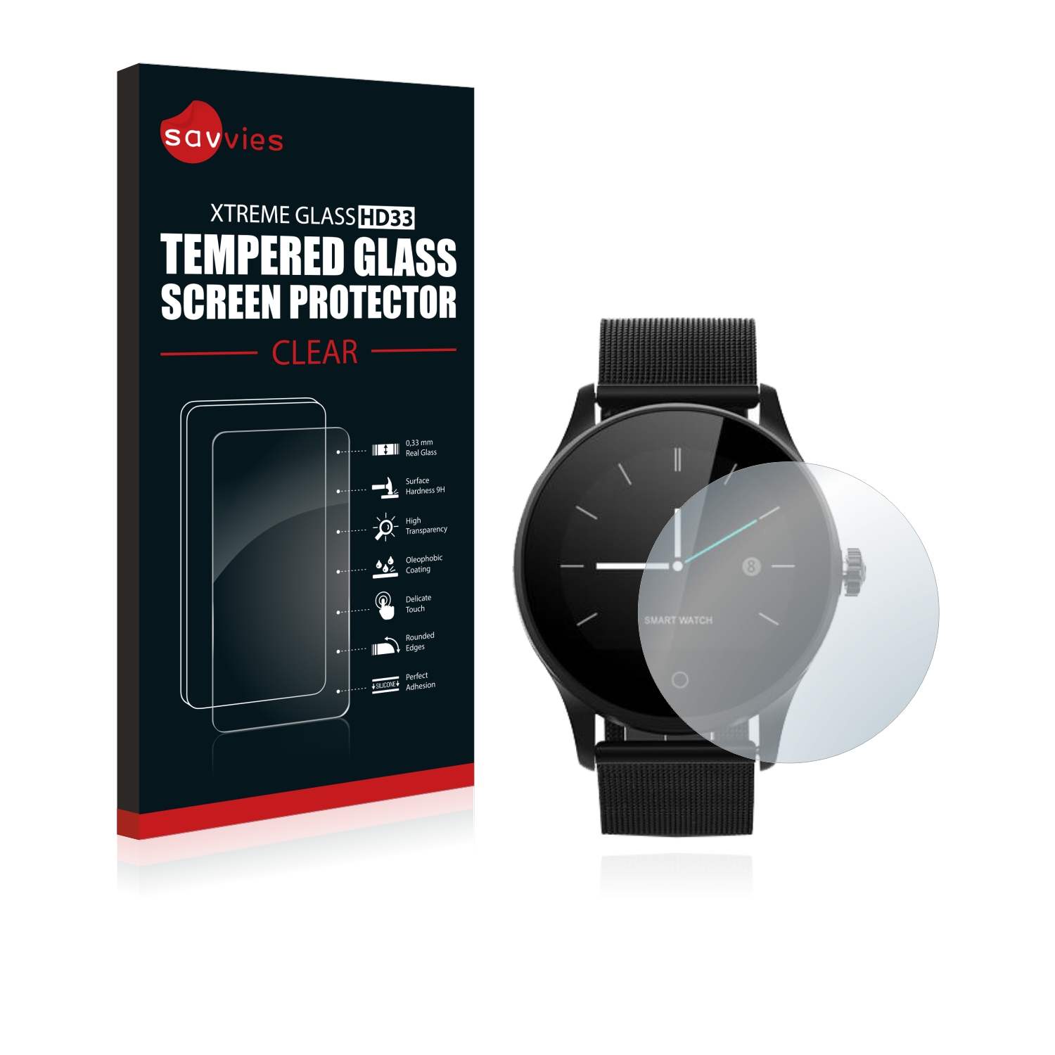 Tvrzené sklo Savvies Xtreme Glass HD33 pro Diggro K88H