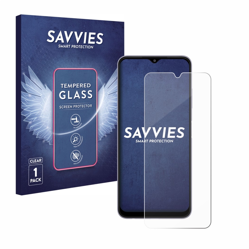 Écran de protection Samsung Galaxy A22 - 5G Verre trempé - Verre trempé -  Transparent