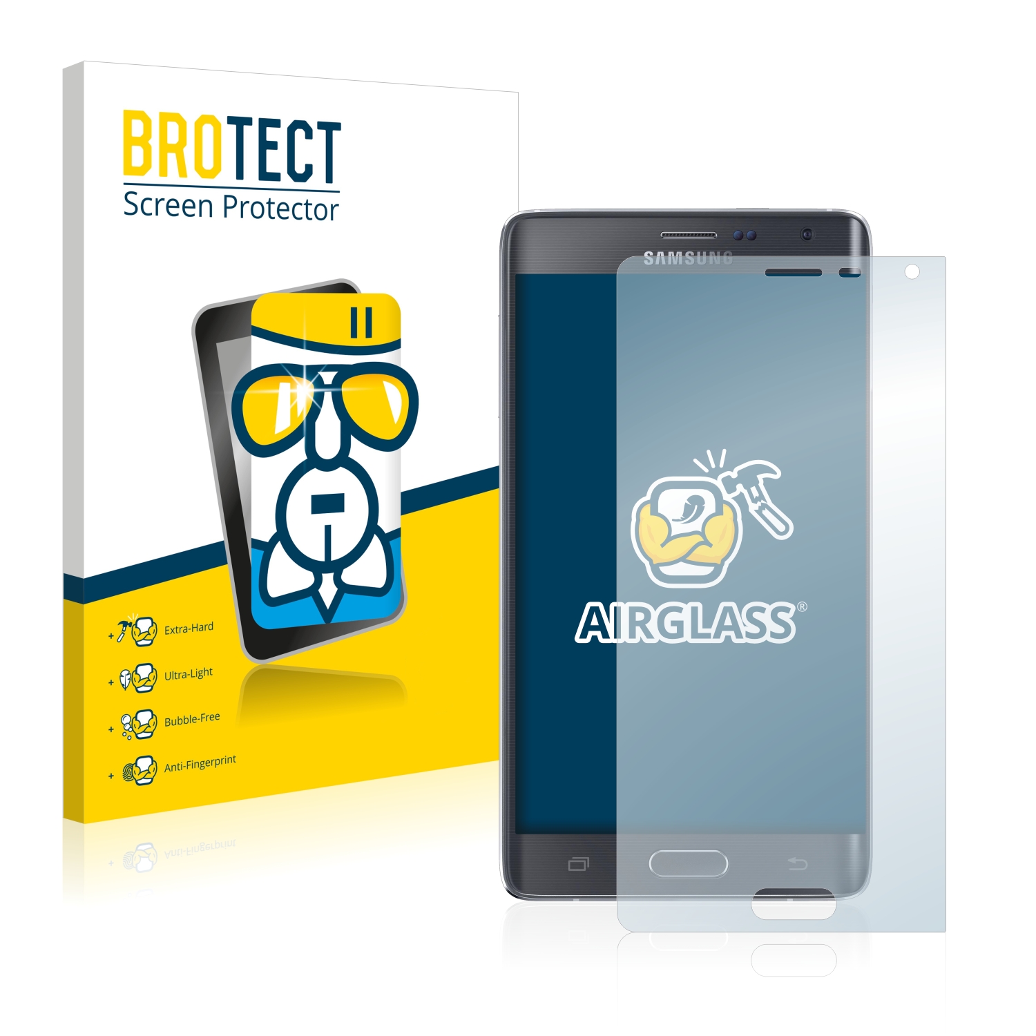 BROTECT AirGlass čirá skleněná fólie pro Samsung Galaxy Note Edge