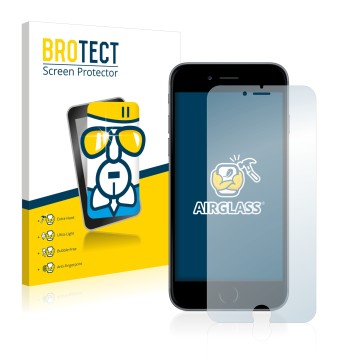 Vorderseite einer Produktverpackung mit dem Markenlogo BROTECT. Daneben ist das Gerät Apple iPhone 6S Plus mit dem zugehörigen