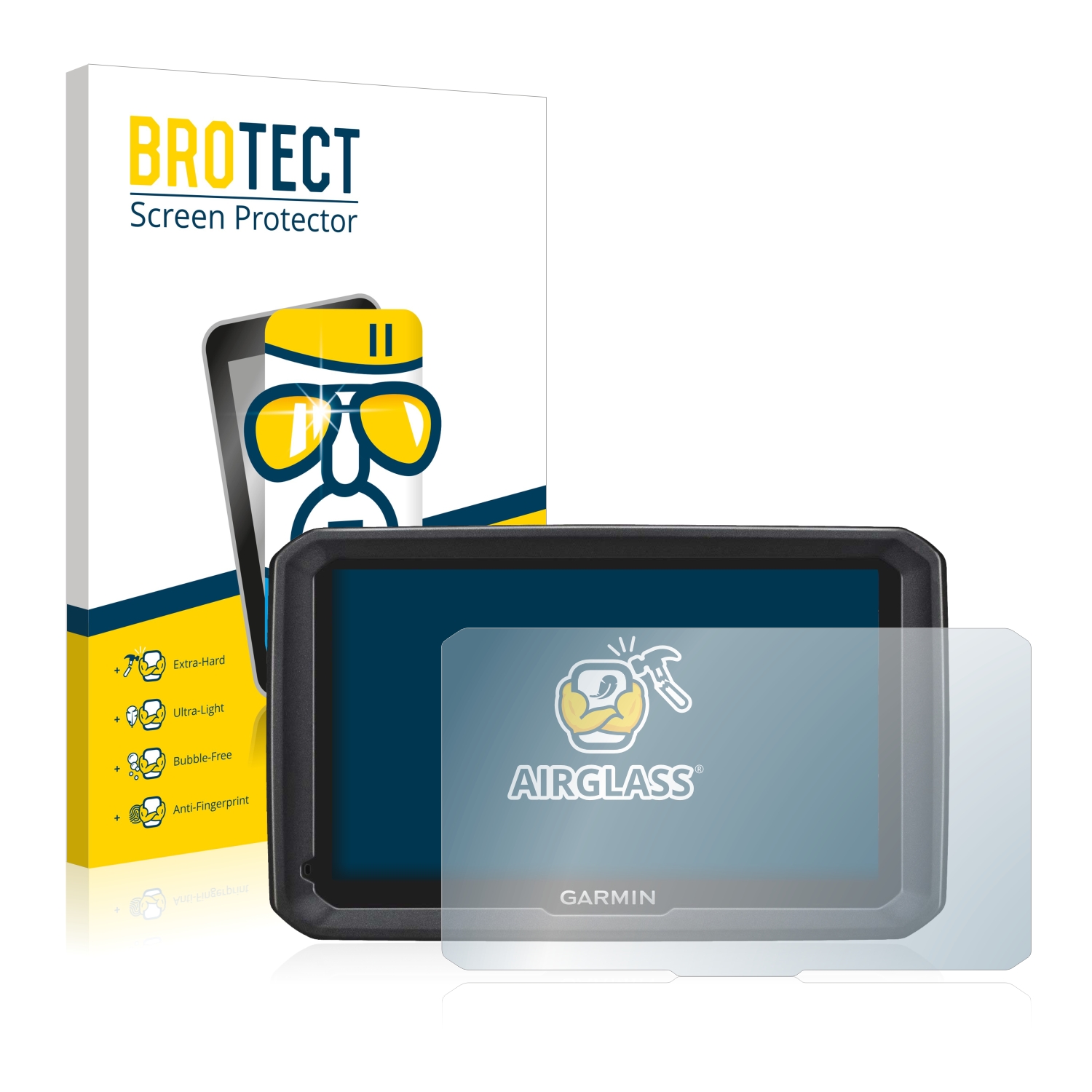 2 Pièces BROTECT Protection Ecran Mat Compatible avec Garmin dezl 580 LMT-D Anti-Reflet 