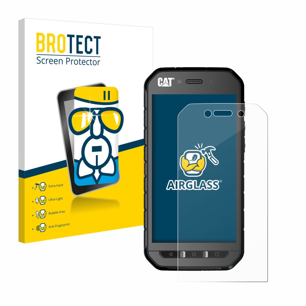 Brotect Airglass Glass Screen Protector For Caterpillar Cat S41
