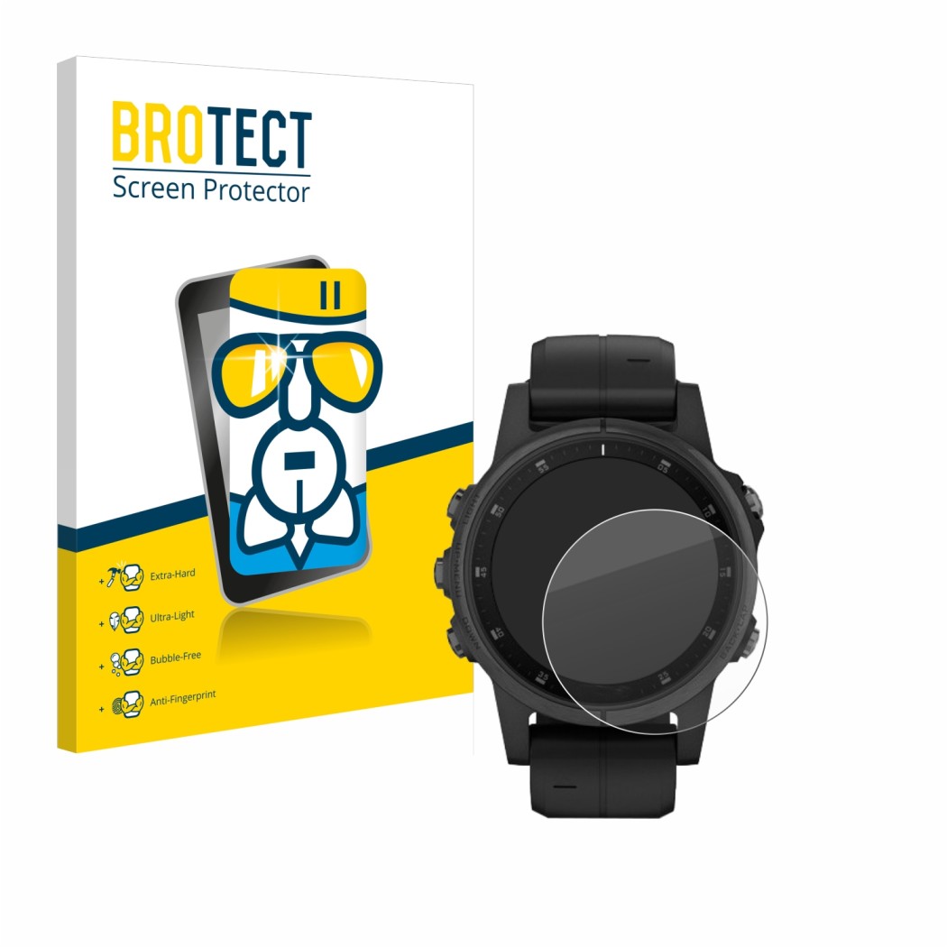 BROTECT AirGlass Protector pantalla de cristal para Garmin Fenix 5S Plus (42 mm) | protectionfilms24.es