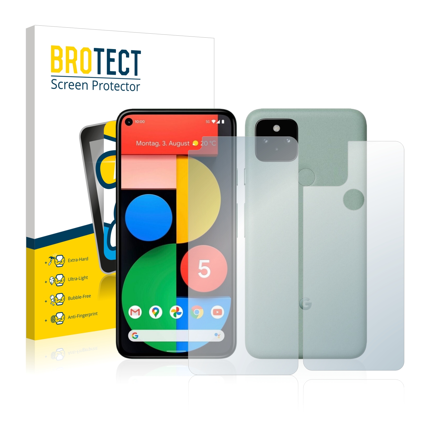2 Pack Tempered Glass for Google Pixel 6 Screen Protector+ 2 Pack Camera Lens Protector, Work with Case Anti-Scratch Fingerprint Compatible 2+2 Pack Easy Installation with Alignment Fingerprint Unlock 