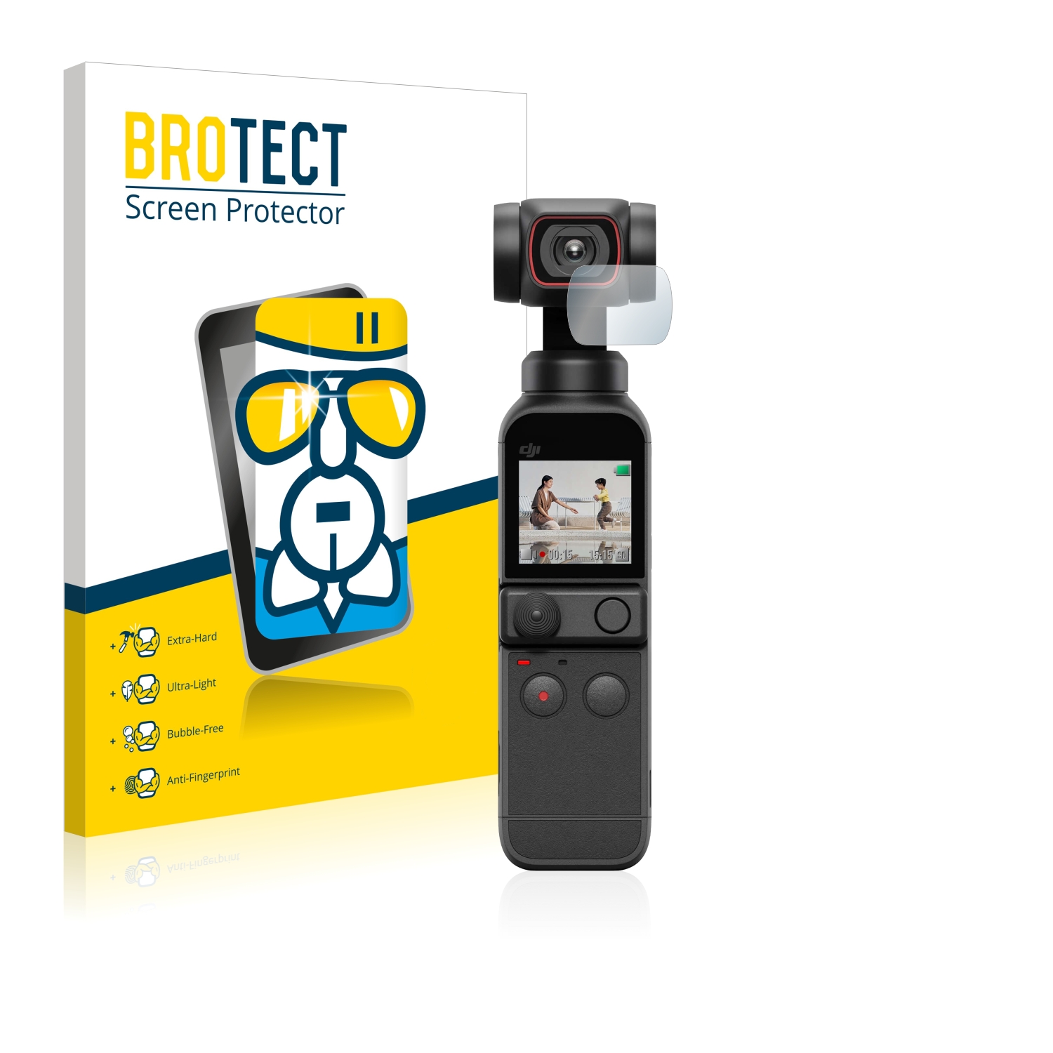 brotect Protection Ecran Verre Compatible avec DJI RC Pro Film Protecteur Vitre 9H Anti-Rayures AirGlass
