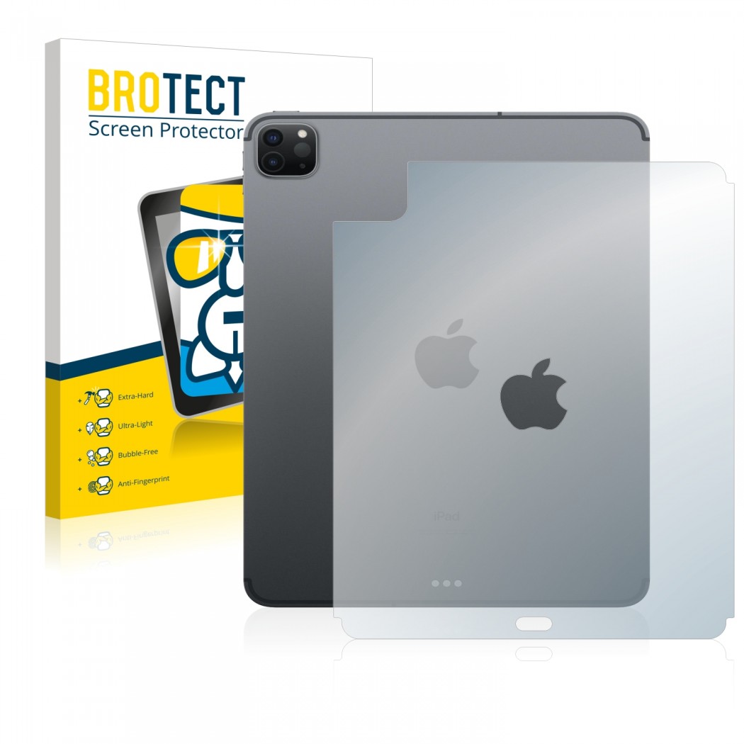 BROTECT AirGlass Protection d'écran en verre pour Apple iPad Pro 11 WiFi  2021 (Arrière, 3e Gen.)