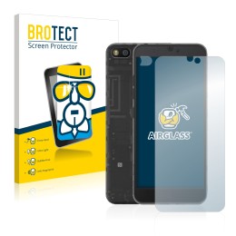 Vorderseite einer Produktverpackung mit dem Markenlogo BROTECT. Daneben ist das Gerät Fairphone 3 (Display+Kamera) mit dem zug