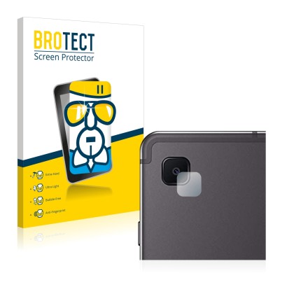 Front side of a product packaging with the brand logo BROTECT. Next to it is the device Samsung Galaxy Tab S6 Lite WiFi 2022 (