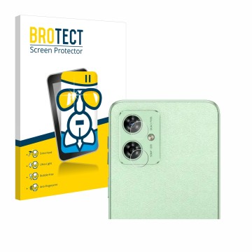 Parte frontale di una confezione del prodotto con il logo del marchio BROTECT. Accanto è raffigurato il dispositivo Motorola M