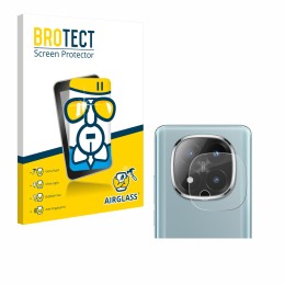 Parte frontal de un envase de producto con el logotipo de la marca BROTECT. Al lado se muestra el dispositivo Xiaomi Redmi Not