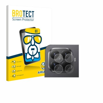 Vorderseite einer Produktverpackung mit dem Markenlogo BROTECT. Daneben ist das Gerät Xiaomi 15T Pro (NUR Kameraschutz) mit de