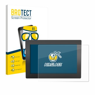 Parte frontale di una confezione del prodotto con il logo del marchio BROTECT. Accanto è raffigurato il dispositivo WAGO Web P