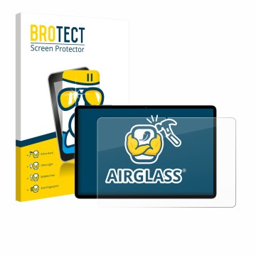 Face avant d’un emballage produit avec le logo de la marque BROTECT. À côté, l’appareil Teclast P50T est représenté avec la pr