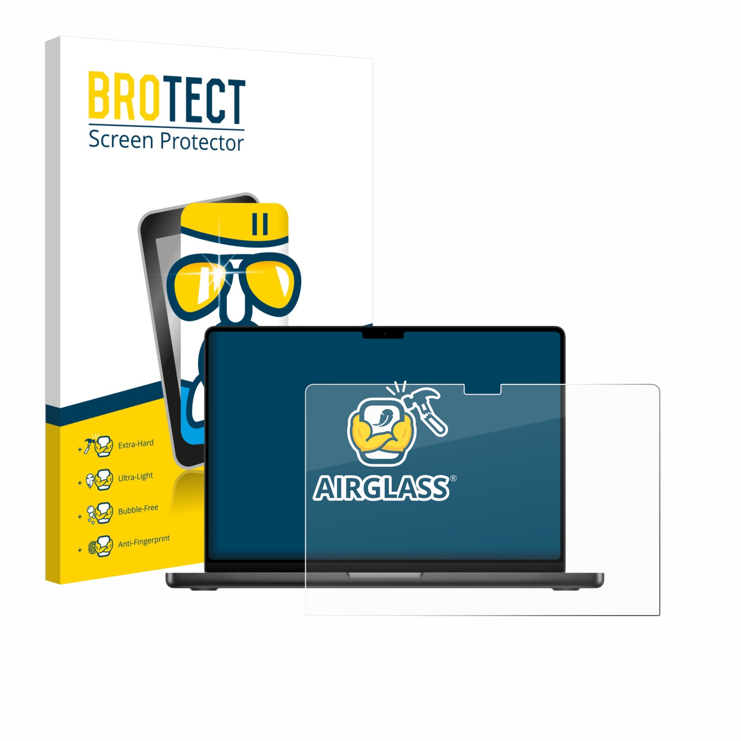 BROTECT AirGlass Matte Schermbeschermer – Anti-reflectie, 9H-hardheid, Voor Pax A920 Pro, Made In Germany