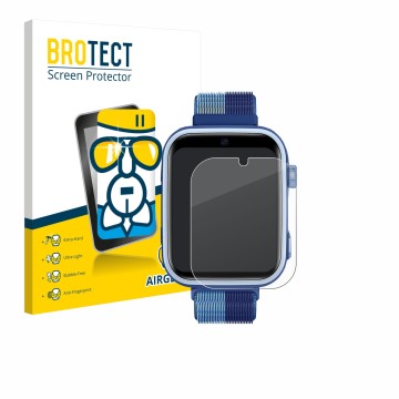 Parte frontale di una confezione del prodotto con il logo del marchio BROTECT. Accanto è raffigurato il dispositivo Oliimptek 