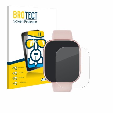 Face avant d’un emballage produit avec le logo de la marque BROTECT. À côté, l’appareil Mingtawn T8 1.83