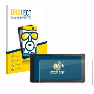 Vorderseite einer Produktverpackung mit dem Markenlogo BROTECT. Daneben ist das Gerät Interphone RideSync mit dem zugehörigen 