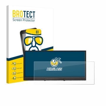 Vorderseite einer Produktverpackung mit dem Markenlogo BROTECT. Daneben ist das Gerät Prechen HD-123 12,3