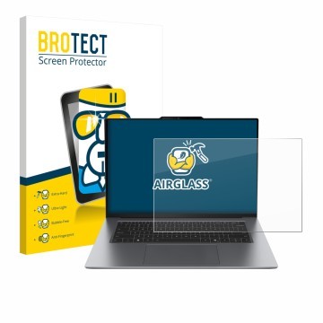 Vorderseite einer Produktverpackung mit dem Markenlogo BROTECT. Daneben ist das Gerät Lenovo ThinkPad X9-15p Gen 1 Aura Editio