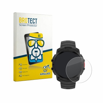 Parte frontale di una confezione del prodotto con il logo del marchio BROTECT. Accanto è raffigurato il dispositivo Polar Stre