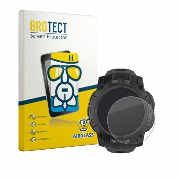 Vorderseite einer Produktverpackung mit dem Markenlogo BROTECT. Daneben ist das Gerät Garmin Instinct 3 Tactical Edition (50 m