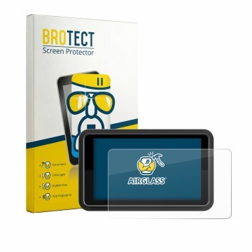 Parte frontale di una confezione del prodotto con il logo del marchio BROTECT. Accanto è raffigurato il dispositivo Atomos Nin