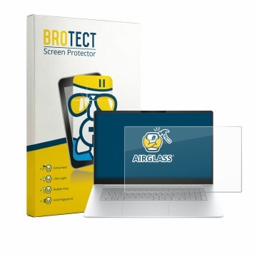 Parte frontale di una confezione del prodotto con il logo del marchio BROTECT. Accanto è raffigurato il dispositivo HP OmniBoo