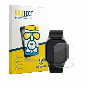Face avant d’un emballage produit avec le logo de la marque BROTECT. À côté, l’appareil Domino Watch DM62 est représenté avec 