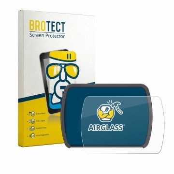 Parte frontale di una confezione del prodotto con il logo del marchio BROTECT. Accanto è raffigurato il dispositivo Motocaddy 