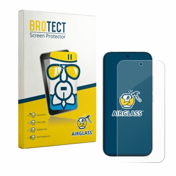 Front side of a product packaging with the brand logo BROTECT. Next to it is the device Xiaomi 17T shown with the correspondin