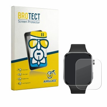 Vorderseite einer Produktverpackung mit dem Markenlogo BROTECT. Daneben ist das Gerät Xiaomi Redmi Watch 6 mit dem zugehörigen