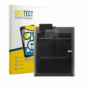 Parte frontale di una confezione del prodotto con il logo del marchio BROTECT. Accanto è raffigurato il dispositivo Bambu Lab 