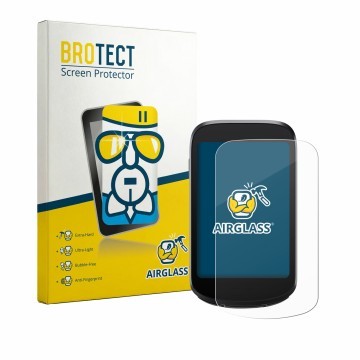 Front side of a product packaging with the brand logo BROTECT. Next to it is the device iGPSPORT BSC500 shown with the corresp
