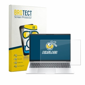 Parte frontale di una confezione del prodotto con il logo del marchio BROTECT. Accanto è raffigurato il dispositivo HP EliteBo
