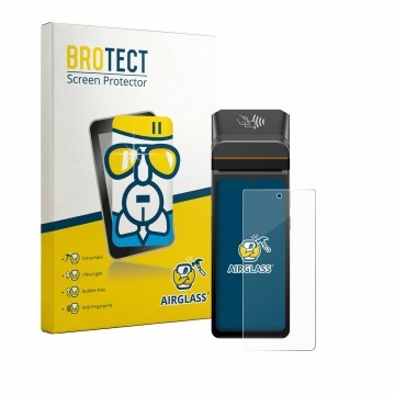 Parte frontale di una confezione del prodotto con il logo del marchio BROTECT. Accanto è raffigurato il dispositivo Brainsport