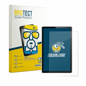 Parte frontale di una confezione del prodotto con il logo del marchio BROTECT. Accanto è raffigurato il dispositivo Simplori T