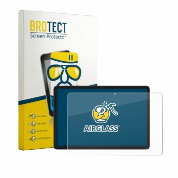 Parte frontal de un envase de producto con el logotipo de la marca BROTECT. Al lado se muestra el dispositivo VekfulPC T20 10.