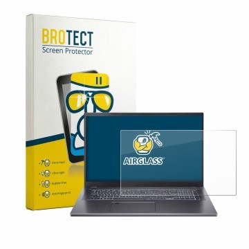 Parte frontale di una confezione del prodotto con il logo del marchio BROTECT. Accanto è raffigurato il dispositivo Acer Aspir