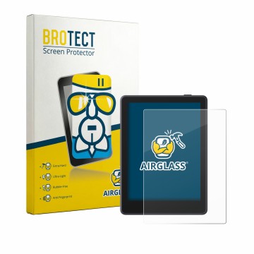 Parte frontale di una confezione del prodotto con il logo del marchio BROTECT. Accanto è raffigurato il dispositivo Boox Go 6 