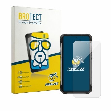 Vorderseite einer Produktverpackung mit dem Markenlogo BROTECT. Daneben ist das Gerät Unihertz 8849 Tank 5 mit dem zugehörigen