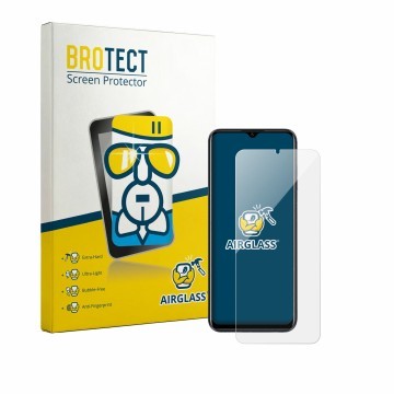 Vorderseite einer Produktverpackung mit dem Markenlogo BROTECT. Daneben ist das Gerät Lagenio A10 Pro mit dem zugehörigen Disp