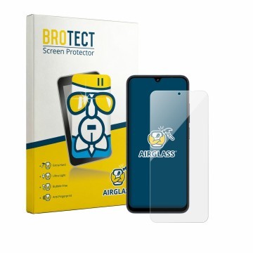 Parte frontale di una confezione del prodotto con il logo del marchio BROTECT. Accanto è raffigurato il dispositivo Lagenio A1
