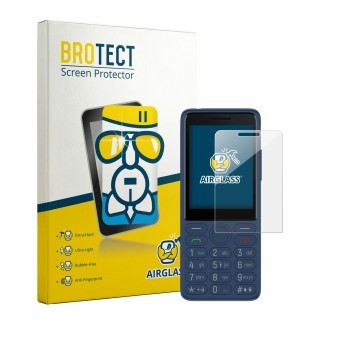 Vorderseite einer Produktverpackung mit dem Markenlogo BROTECT. Daneben ist das Gerät TCL OneTouch 4042s mit dem zugehörigen D
