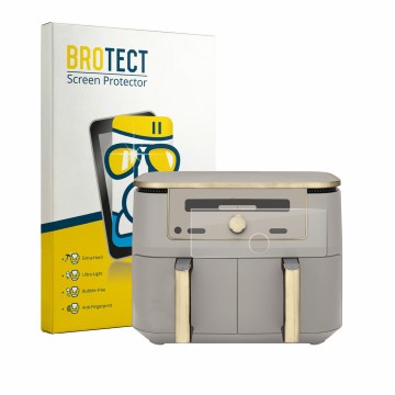 Parte frontal de un envase de producto con el logotipo de la marca BROTECT. Al lado se muestra el dispositivo Ninja Max 6-in-1