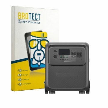 Parte frontale di una confezione del prodotto con il logo del marchio BROTECT. Accanto è raffigurato il dispositivo Bluetti El
