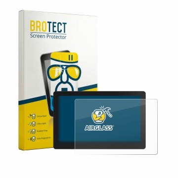 Vorderseite einer Produktverpackung mit dem Markenlogo BROTECT. Daneben ist das Gerät VECTOR AGR HD408 Display Terminal mit de