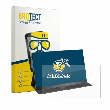 Face avant d’un emballage produit avec le logo de la marque BROTECT. À côté, l’appareil Yodoit PTM17 17.3